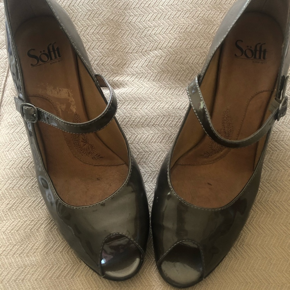 Copper Peep Toe Sofft Heels